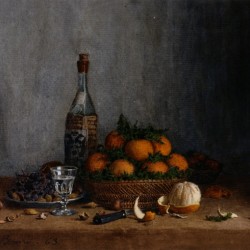 Still Life with Basket of Oranges